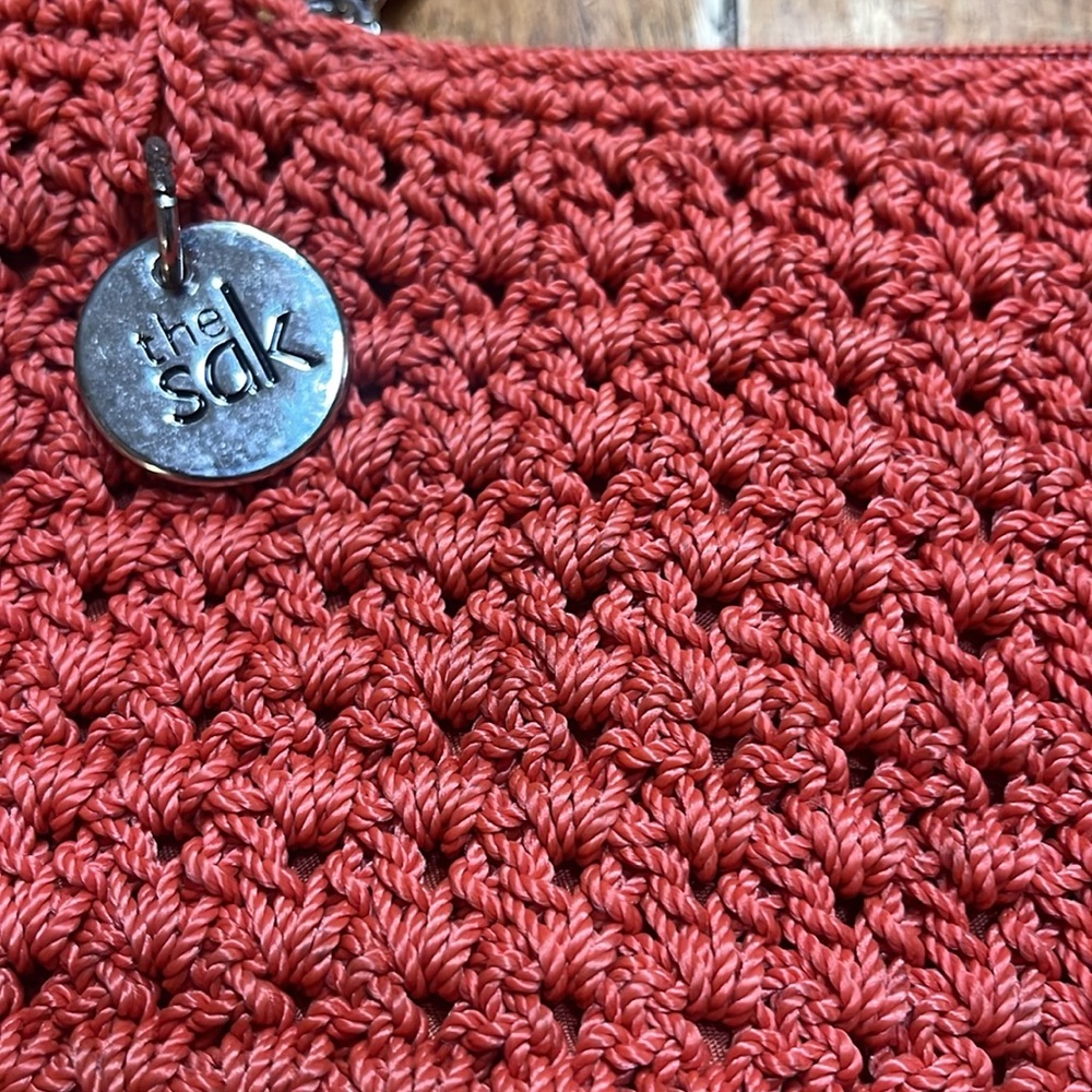 The Sak Crochet Bag/Pocketbook- burnt orange color - - Picture 2 of 7